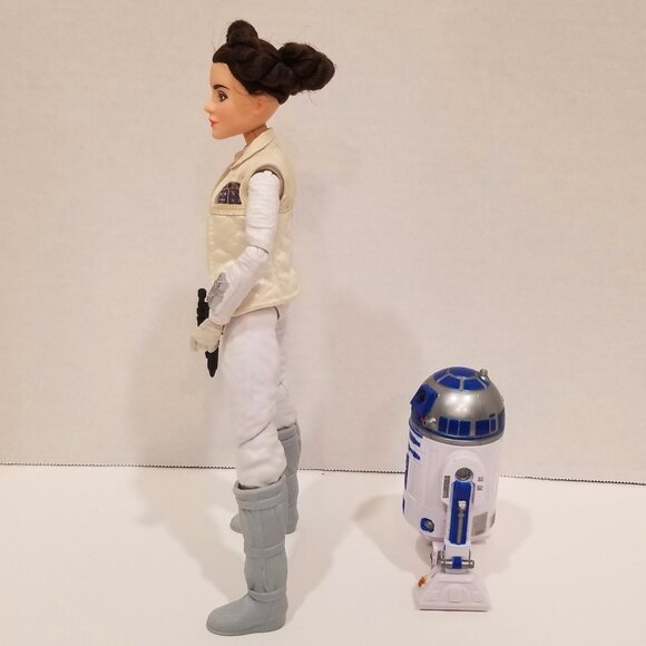 Star Wars Princess Leia Organa Doll and R2-D2 Action Figure, EUC       HOST PICK - Picture 3 of 14